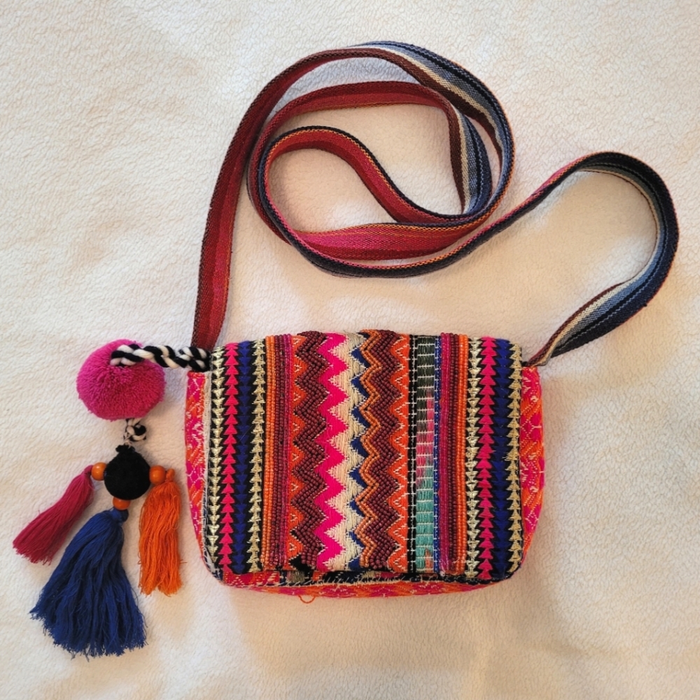 Steven By Steve Madden Colorful Beaded Crossbody … - image 1